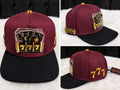 Gorra 777 - Vino y Negro
