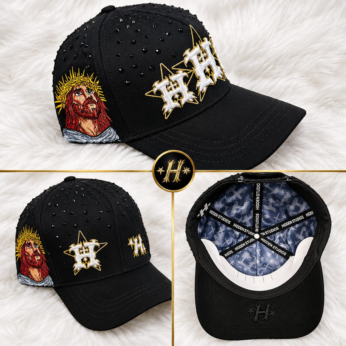 Gorra Rostro Sagrado - Negro