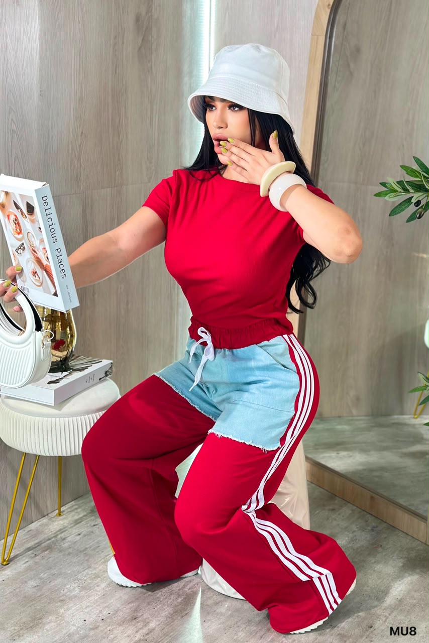 Conjunto Combinado - Rojo